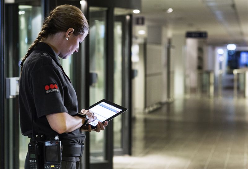 Securitas väktare padda